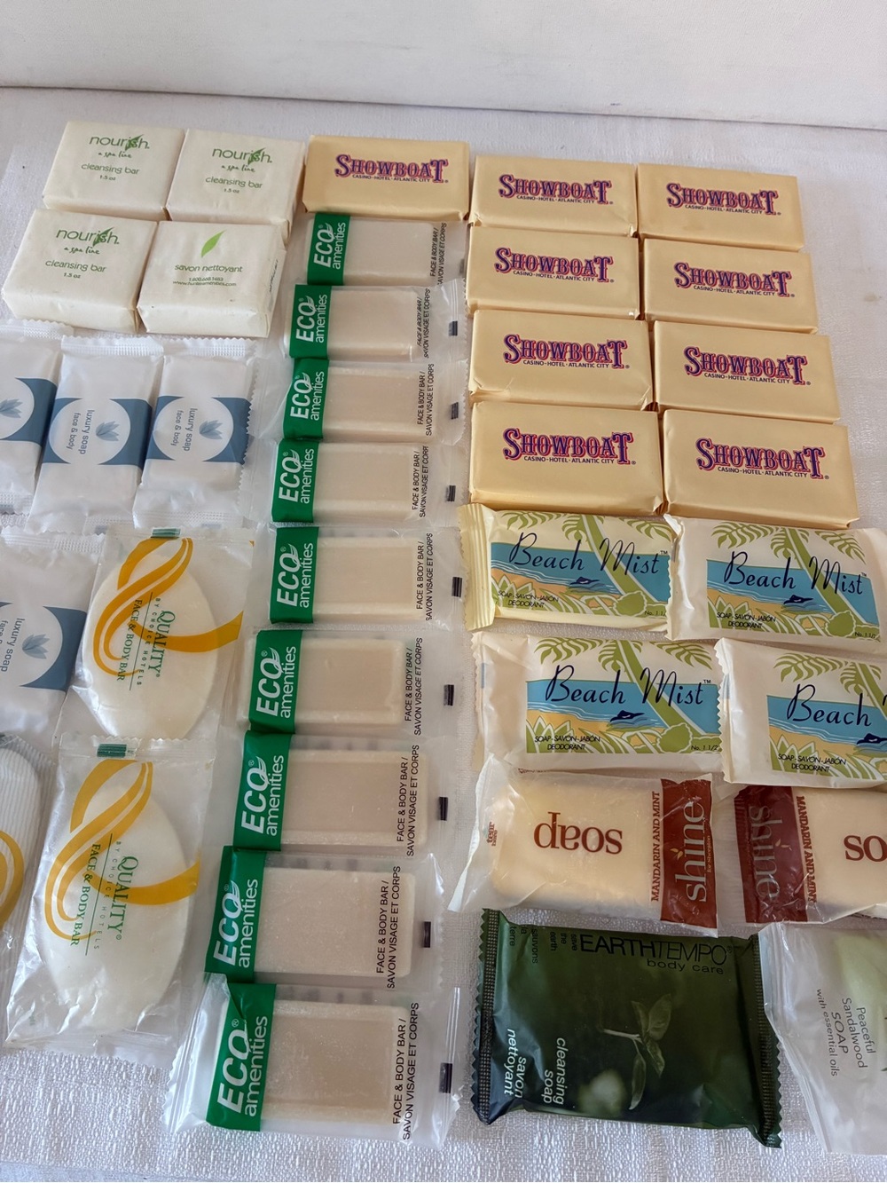 Assorted Guest Soap Bars Variety Pack Travel Size Set Of 40